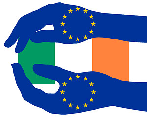 Image showing European aid for Ireland