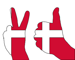 Image showing Danish hand signals