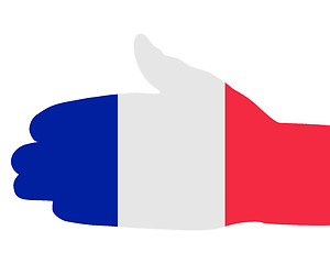 Image showing French handshake