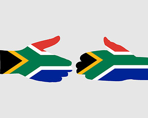 Image showing South African handshake