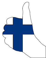 Image showing Finland hand signal