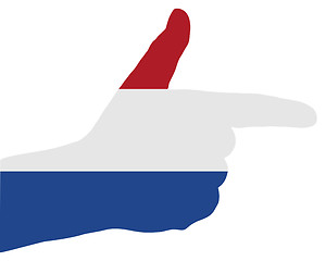 Image showing Dutch finger signal