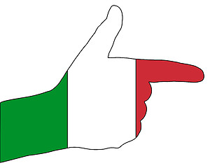 Image showing Italian finger signals