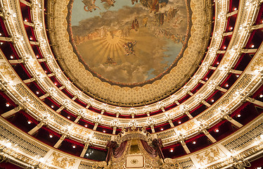 Image showing Teatro di San Carlo, Naples opera house, Italy