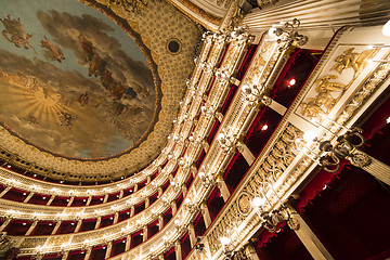 Image showing Teatro di San Carlo, Naples opera house, Italy