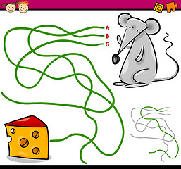 Image showing path or maze cartoon game