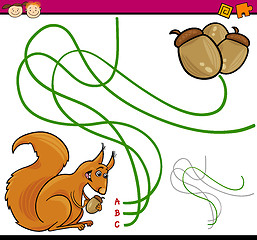 Image showing path or maze cartoon game