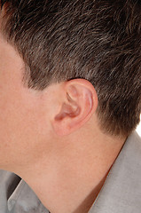 Image showing The ear of a young man.