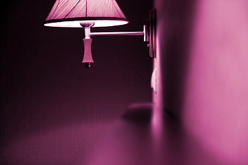 Image showing Mauve lamp