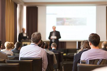 Image showing Speaker at Business Conference and Presentation