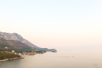 Image showing The landscape Adriatic coast of Bar, Montenegro. 