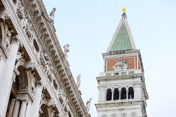 Image showing San Marco campanile and Marciana