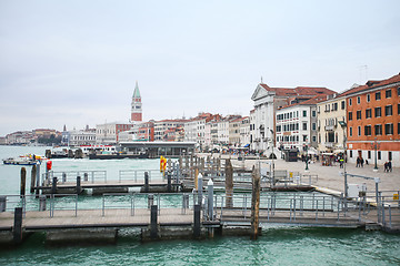 Image showing Docks at Riva degli Schiavoni 