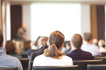 Image showing Audience in the lecture hall.