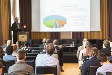 Image showing Speaker at Business Conference and Presentation