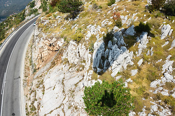 Image showing The mountain road in Montenegro.