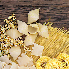 Image showing Dried Pasta Abstract