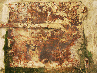 Image showing Rusty shutter