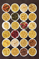 Image showing Large Pasta Collection