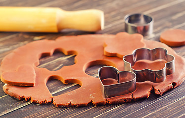 Image showing dough for cookies