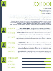 Image showing Simplistic modern resume cv design