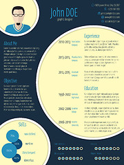 Image showing Cool new modern cv resume curriculum vitae template