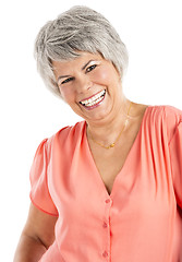 Image showing Happy old woman