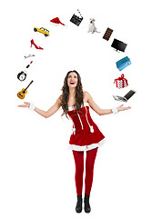 Image showing Santa Woman