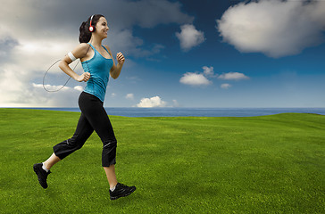 Image showing jogging