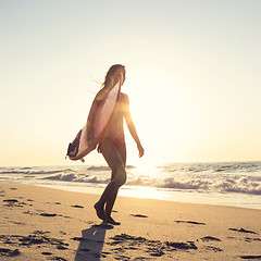 Image showing Surfer Girl