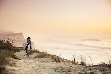 Image showing Surfer Girl