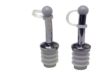 Image showing bottle pourers