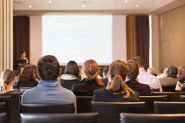 Image showing Audience in the lecture hall.