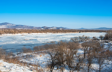 Image showing River in winter