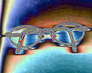 Image showing spectacles abstract