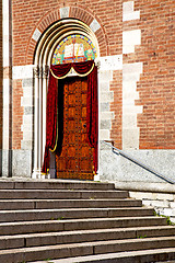 Image showing  italy  lombardy     the legnano old    step  
