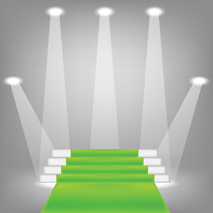 Image showing green carpet