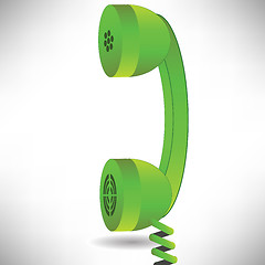 Image showing green handset