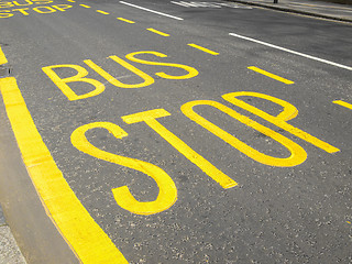 Image showing Bus stop