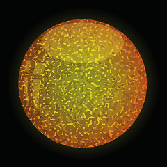 Image showing yellow sphere