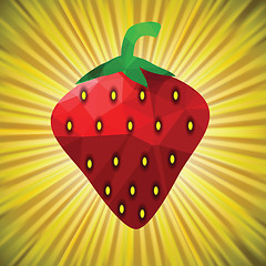 Image showing red strawberry