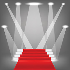 Image showing red carpet