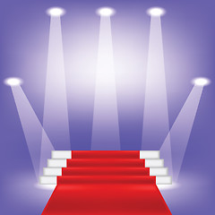 Image showing red carpet