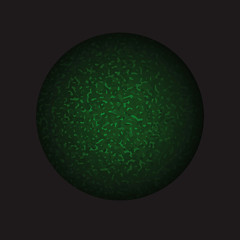 Image showing green sphere