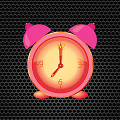 Image showing pink alarm clock
