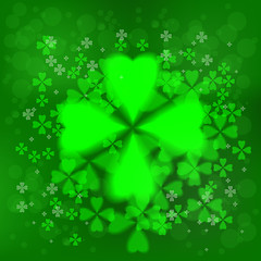Image showing clover background