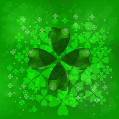 Image showing clover background