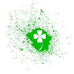 Image showing clover background