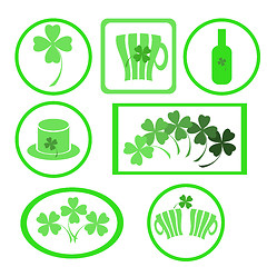 Image showing clover labels
