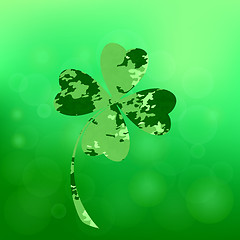 Image showing green clover